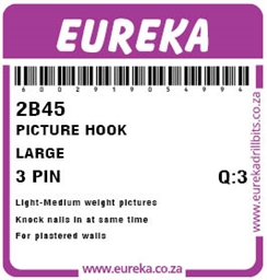 2B45 - Picture Hook & Pin -2B45_label_T